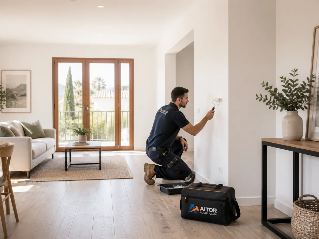 Pintura y mejora interior de vivienda para ponerla a punto